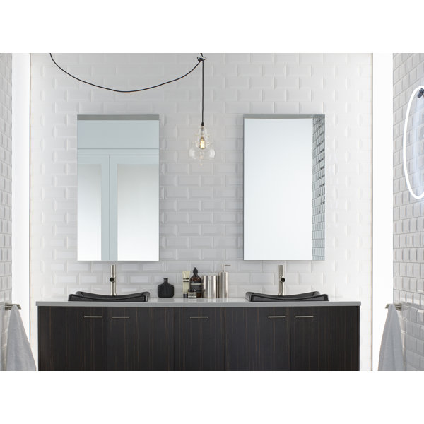 KOHLER Catalan® Aluminum SingleDoor Medicine with 107 Degree Hinge, Frameless with